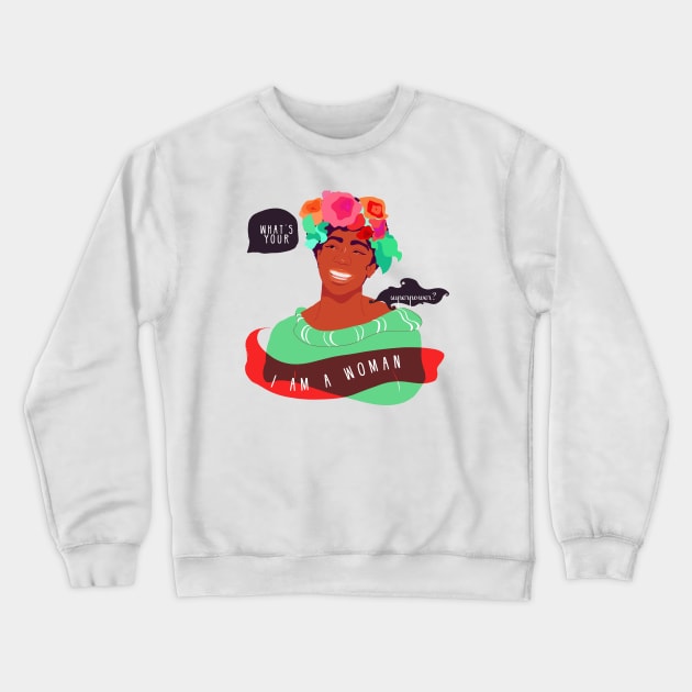 Powerful woman Crewneck Sweatshirt by Inspire Change